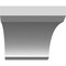 Ekena Millwork 4-in. W x 32-in. D x 40-in. H Legacy Architectural Grade PVC Knee Brace BRCP04X32X40LEC - alternate 6